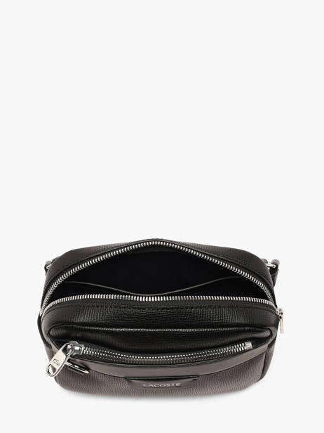 Sac Bandoulière Lacoste Noir ossian NH5393OI vue secondaire 2