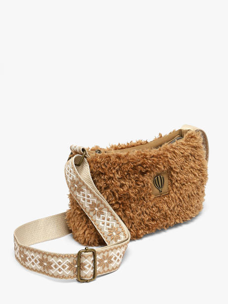 Shoulder Bag Winter Le voyage en panier Brown winter AHP323 other view 2