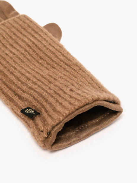 Gants/mitaines Migani Le voyage en panier Beige accessoires AHG002 vue secondaire 1