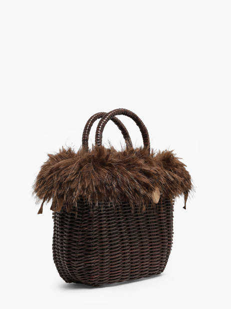 Panier S Doudou Effet Perdrix Le voyage en panier Marron doudou S vue secondaire 2