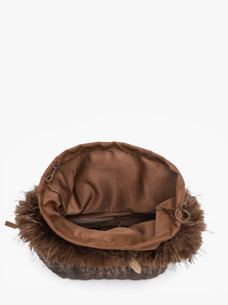 Panier S Doudou Effet Perdrix Le voyage en panier Marron doudou S vue secondaire 3