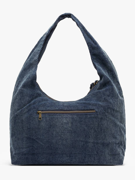 Sac Porté épaule Denim Le voyage en panier Bleu denim AHP340 vue secondaire 4