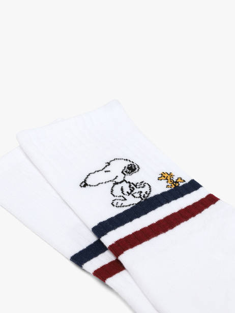Chaussettes Besnoopy Besocks Blanc socks S vue secondaire 1