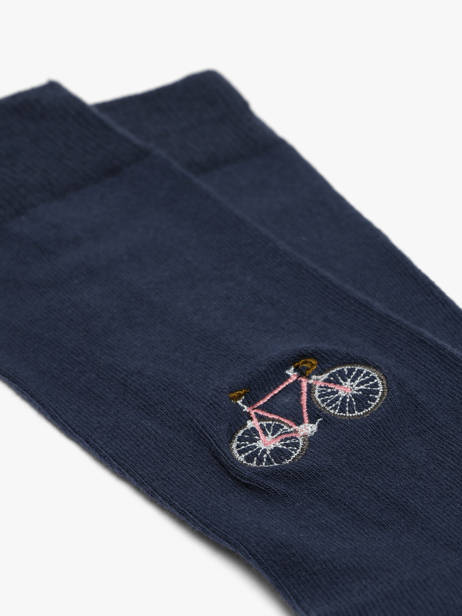 Chaussettes Bebicycle Besocks Bleu socks men E vue secondaire 1