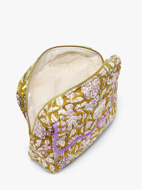 Trousse De Toilette à Rabat Carthage Coton Byzantine Vert accessoires CAR vue secondaire 1