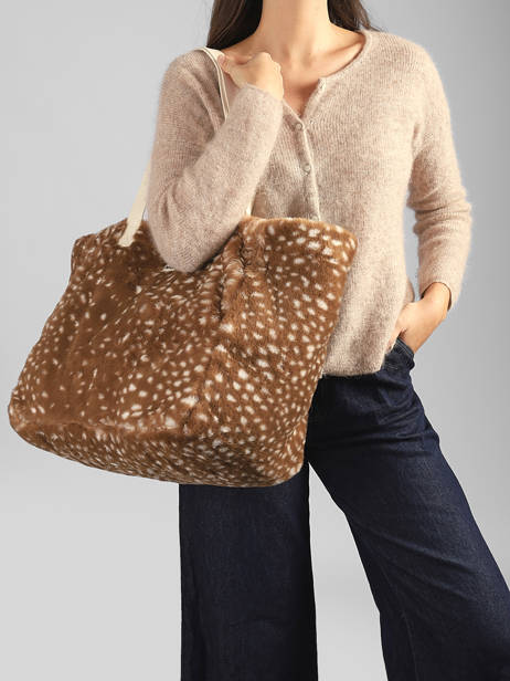 Sac Porté épaule Faon Hindbag Marron faon FN vue secondaire 1