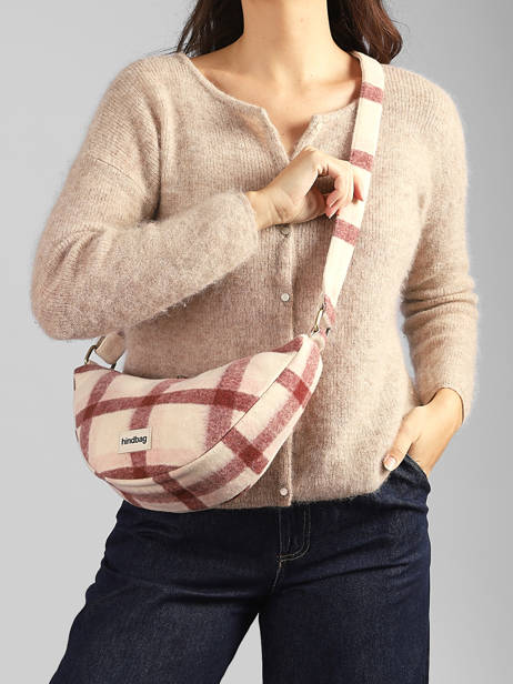 Shoulder Bag Tartan Hindbag Pink tartan TA other view 1