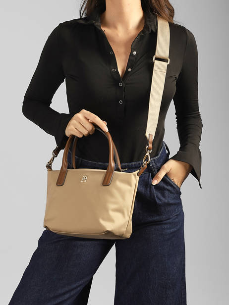 Sac Bandoulière Popette Nylon Tommy hilfiger Beige popette AW17709 vue secondaire 1