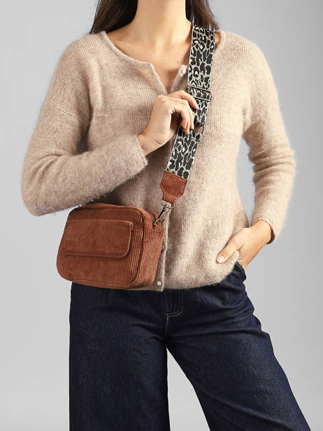 Sac Bandoulière Milla Coton Pieces Marron milla 17159866 vue secondaire 1