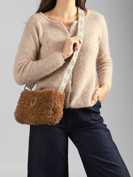 Shoulder Bag Winter Le voyage en panier Brown winter AHP323 other view 1