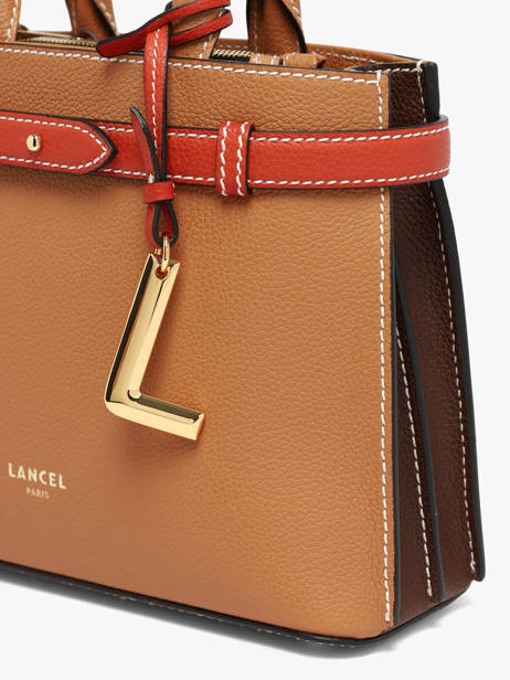 Sac Porté Main S Faubourg Cuir Lancel Marron faubourg A13547 vue secondaire 3