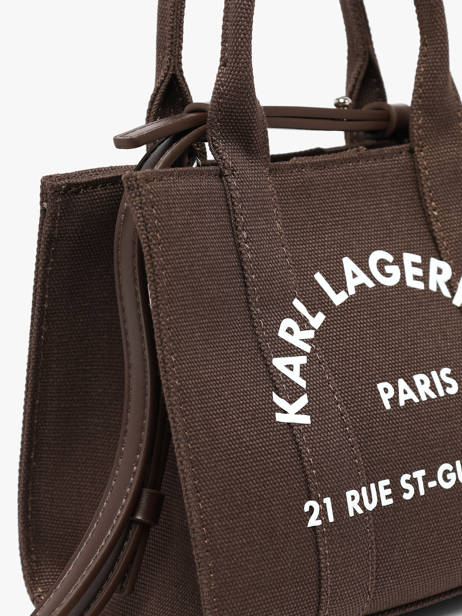 Sac Bandoulière Rsg Coton Karl lagerfeld Marron rsg A3W50118 vue secondaire 2