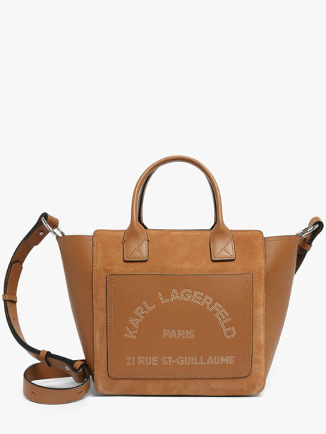 Sac à Main K Daily Cuir Karl lagerfeld Marron k daily B3W30094