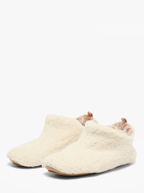 Chaussons Isotoner Beige women 97422 vue secondaire 1