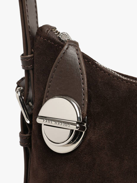 Sac Porté épaule La Suite Cuir Paul marius Marron la suite ELLIBSUI vue secondaire 2