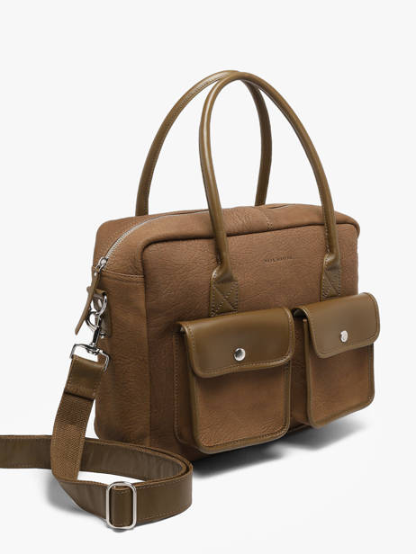 Sac Porté Main A4 La Suite Cuir Paul marius Marron la suite DANDYSUI vue secondaire 1