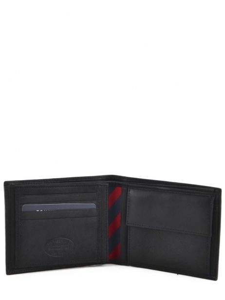 Wallet Leather Tommy hilfiger Black johnson AM00665 other view 3