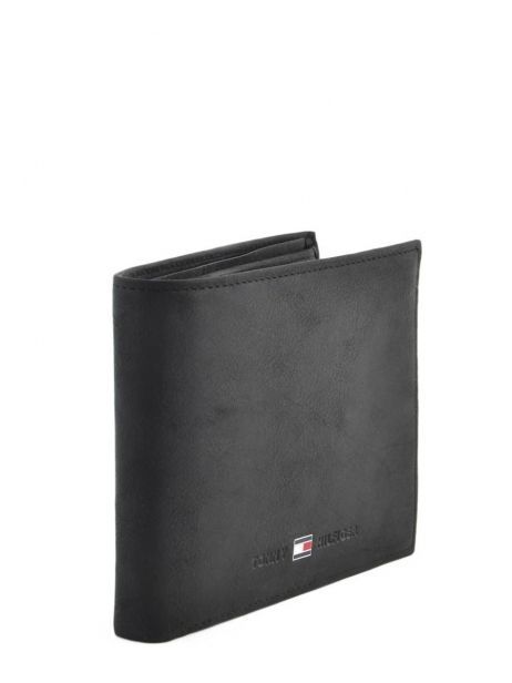 Wallet Leather Tommy hilfiger Black johnson AM00665 other view 1