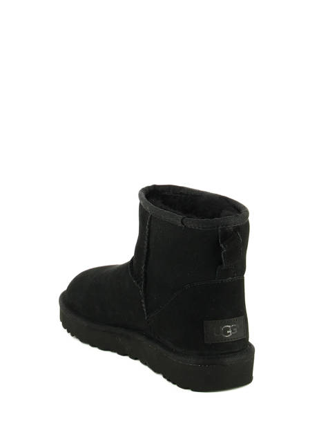 Classic Mini Ii Boots In Leather Ugg Black women 1016222 other view 4