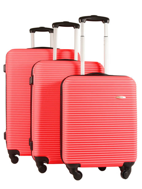 Luggage Set Madrid Travel Red madrid 1701-LOT