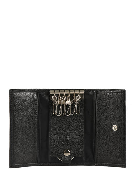 Keychain Leather Hexagona Black confort 460609 other view 1