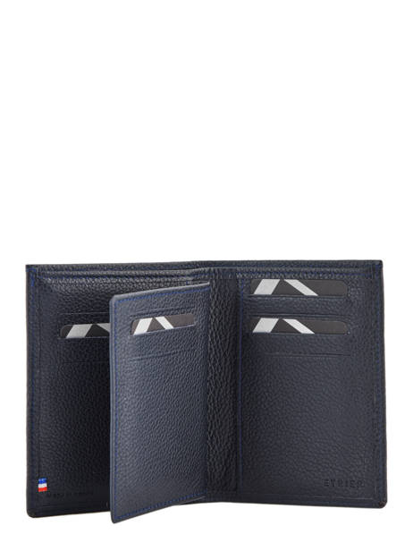 Portefeuille/ Porte-cartes Cuir Etrier Bleu madras EMAD248 vue secondaire 1