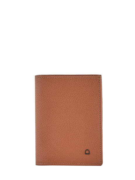 Leather Wallet Madras Etrier Brown madras EMAD624