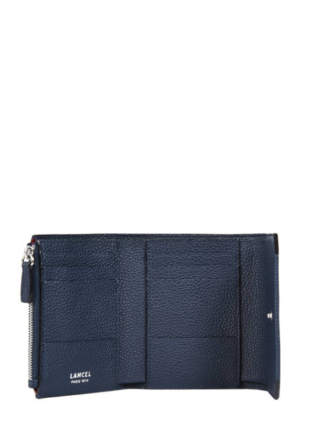 Compact Leather Wallet Ninon Lancel Blue ninon A10296 other view 1