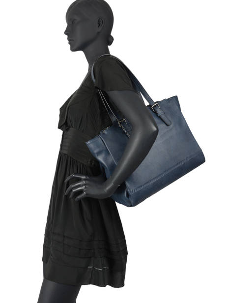 Sac Shopping A4 Gracieuse Hexagona Bleu gracieuse 316137 vue secondaire 1