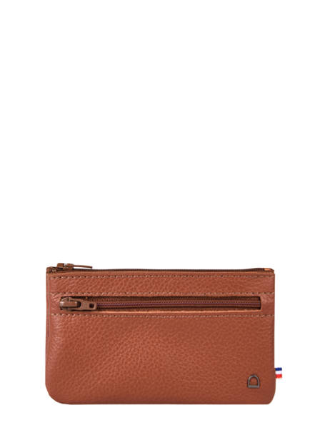 Coin Purse Madras Leather Etrier Brown madras EMAD612