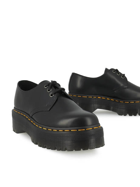 1461 Platform Shoes In Leather Dr martens Black women 25567001 other view 4