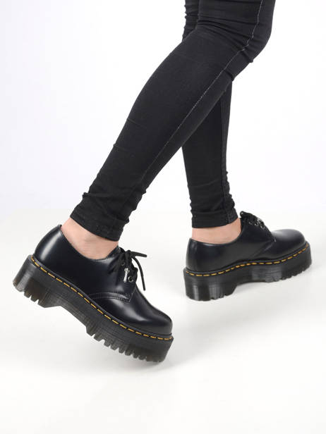 1461 Platform Shoes In Leather Dr martens Black women 25567001 other view 3