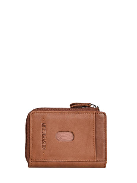 Leather Arthur Coin Purse Arthur & aston Brown johany 946 other view 2