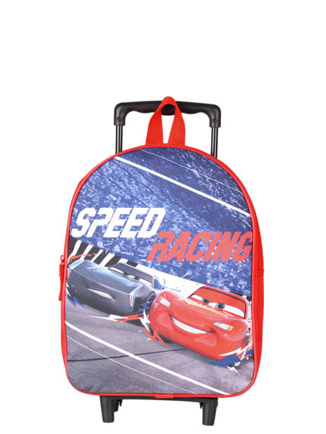 Wheeled Backpack 1 Compartment Cars Red speed 4CENTR