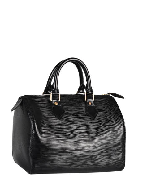Preloved Leather Louis Vuitton Handbag Speedy 25 Epi Brand connection Black louis vuitton 262 other view 2