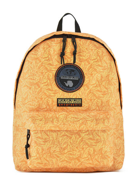 Backpack Voyager Printed Napapijri Yellow geographic NOYIGR