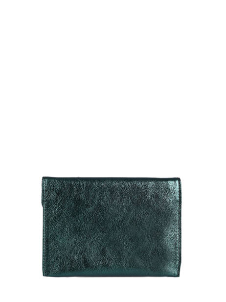 Porte-papiers Etincelle Irisée Cuir Etrier Bleu etincelle irisee EETI054 vue secondaire 2
