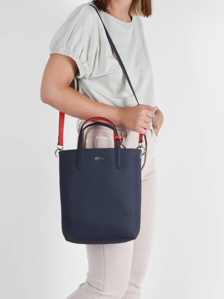 Reversible Anne Tote Bag Lacoste Blue anna NF2991AA other view 3