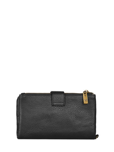 Portefeuille Porte-monnaie Soft Mandoline Noir soft 195 vue secondaire 2