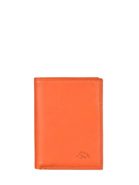 Wallet Leather Katana Orange marina 753096