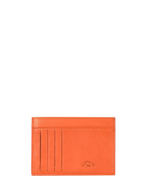 Card Holder Marina Leather Katana Orange marina 753001