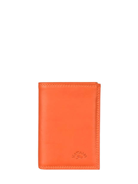 Card Holder Marina Leather Katana Orange marina 753038