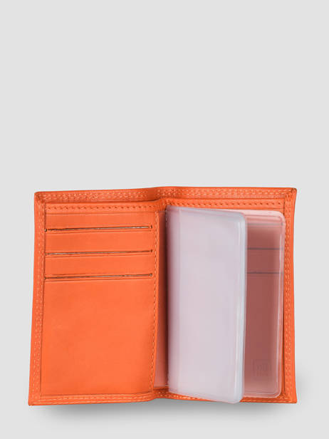 Card Holder Marina Leather Katana Orange marina 753038 other view 1