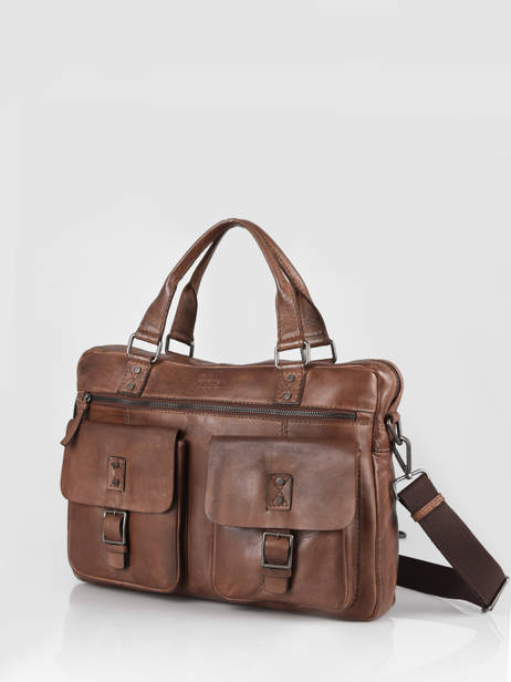 Business Bag Basilic pepper Brown traveler BTRA08 other view 2