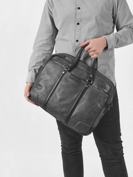 Porte Documents (main) Et Bandoulière Arthur & aston Noir marco 1 vue secondaire 1