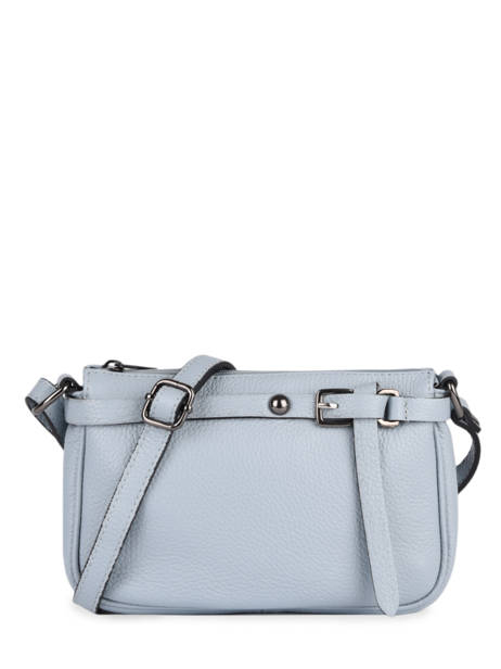 Sac Bandoulière Caviar Cuir Milano Bleu caviar G1421N