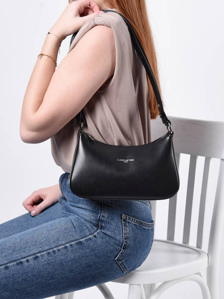 Sac Bandoulière Suave Cuir Lancaster Noir suave ace 22 vue secondaire 1