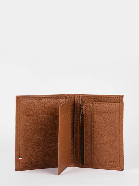 Wallet Leather Etrier Brown madras EMAD247 other view 1