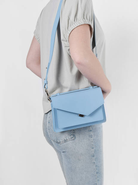 Leather Zoé Crossbody Bag Lancaster Blue zoe 10 other view 1