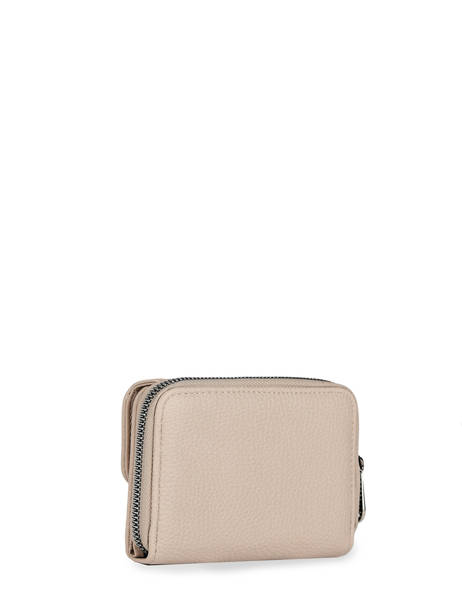 Compact Zip Wallet Classic Miniprix Beige grained H6012 other view 2